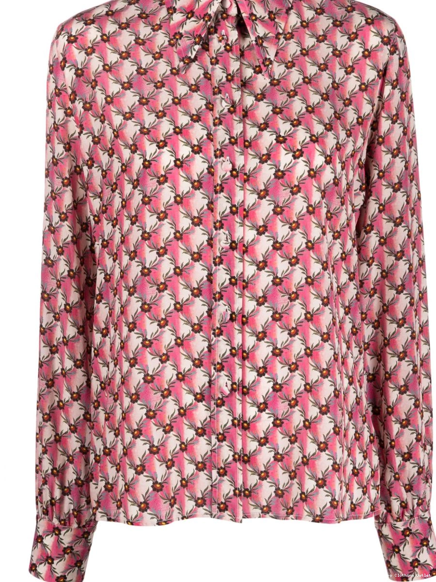 silk ETRO shirt Women Floralia-print 0501